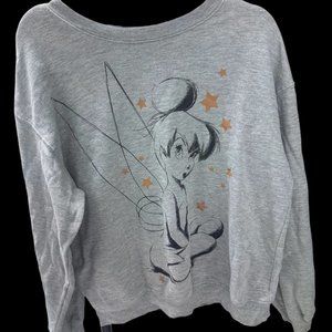 Disney Tinkerbell Gray Sweatshirt